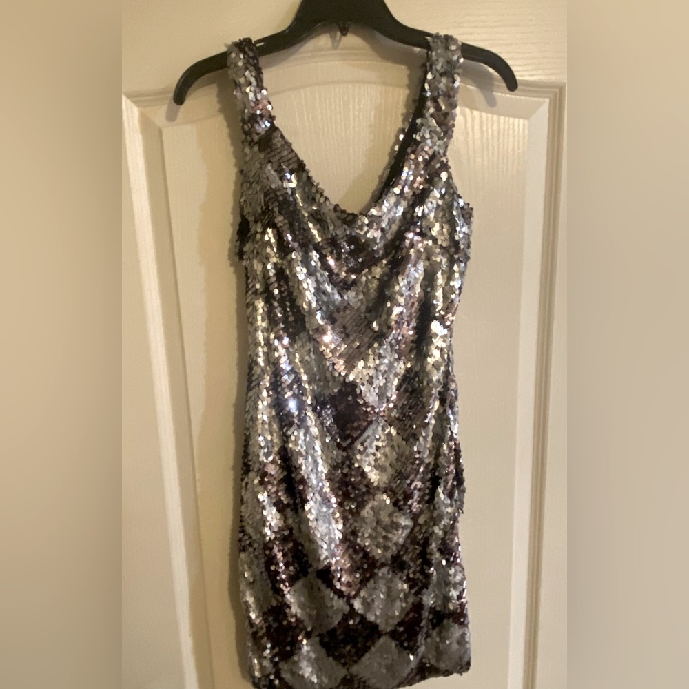 Clarissa sequin cocktail dress